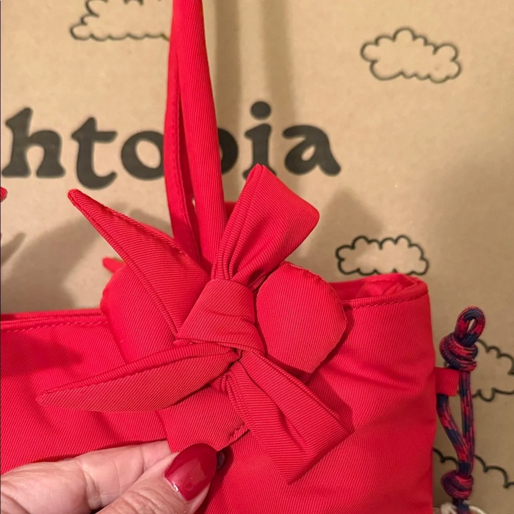 ❤️ Coach‎ NWT Coachtopia Red Loop Small Tote With Heart Appliqué - Picture 8 of 12